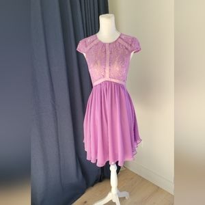 LULUS | Light Purple Lace Dress
